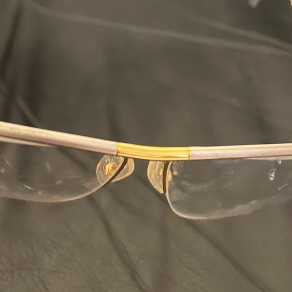 NEW rimless frame LogoParis Designer silver gold lightweight large made in Paris - Picture 14 of 16